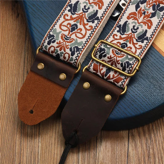 Vintage Embroidered Guitar Straps