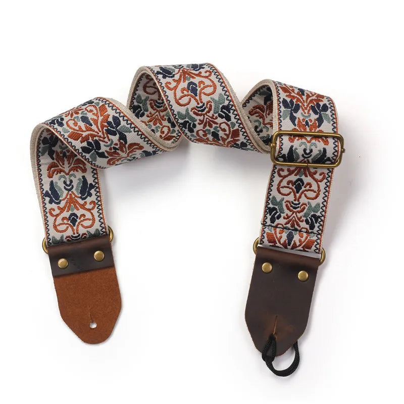 Vintage Embroidered Guitar Straps
