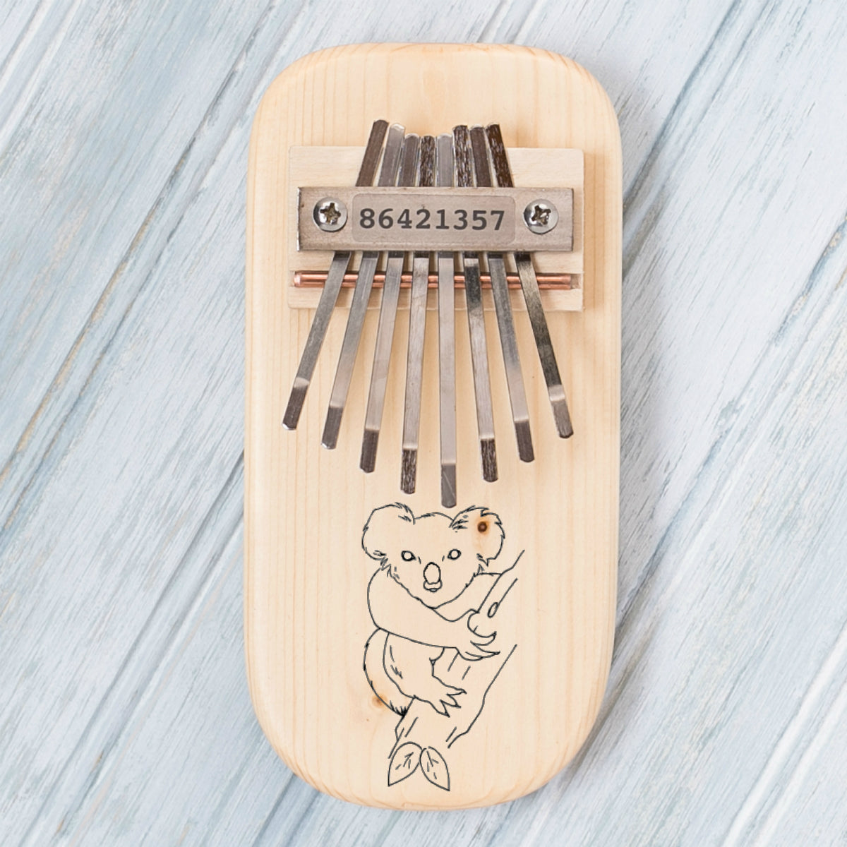 Koala Bear Engraved Thumb Piano