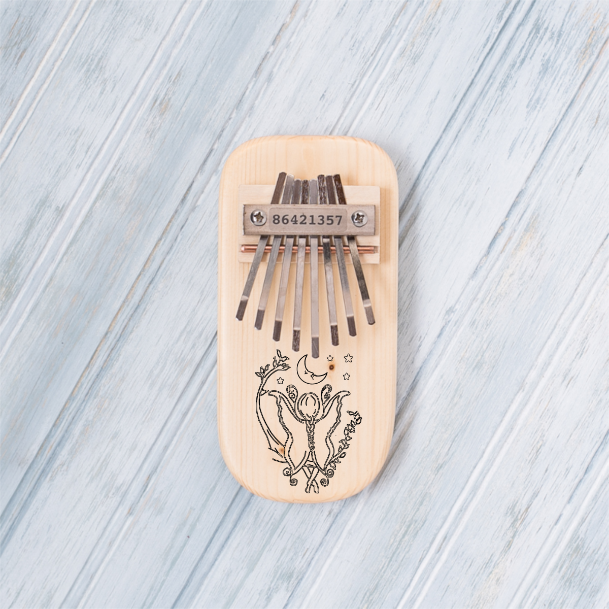 Fairy Engraved Thumb Piano