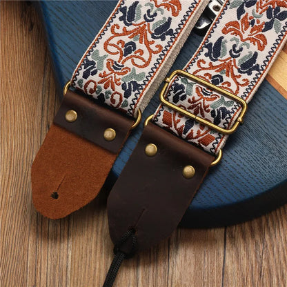 Vintage Embroidered Guitar Straps